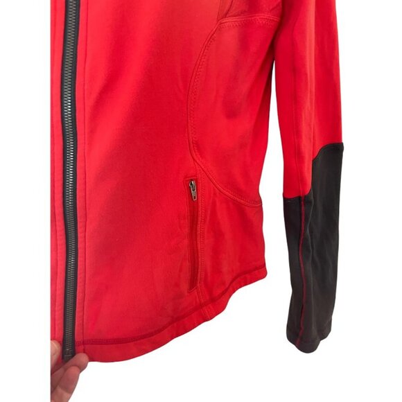 Lululemon Forme Jacket Women's Size 12 Red Black - Picture 3 of 8